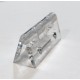 Balama acrilica 45x35mm cu surub, pentru plexiglas, PVC, policarbonat