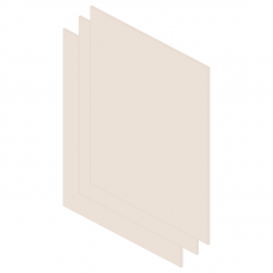 Plexiglas crem pastel, grosime 3mm 1000x600mm