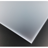 Plexiglas semitransparent satinat alb, grosime 3mm, turnat, 300x200mm