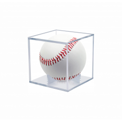 Cutie display pentru mingi de baseball, cu suport central
