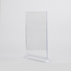 Suport PREMIUM, transparent pentru tiparituri A6, tip T (105x148mm), portret