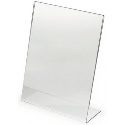 Suport transparent pentru tiparituri A6, tip L (105x148mm), portret
