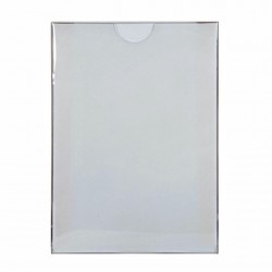 Suport transparent pentru tiparituri A6, tip PLIC (105x148mm), portret
