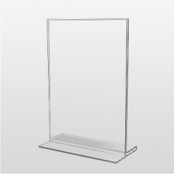 Suport transparent pentru tiparituri A6, tip T (105x148mm), portret